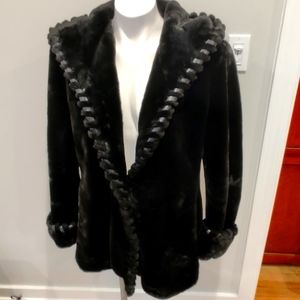 Jones new york faux fur jacket